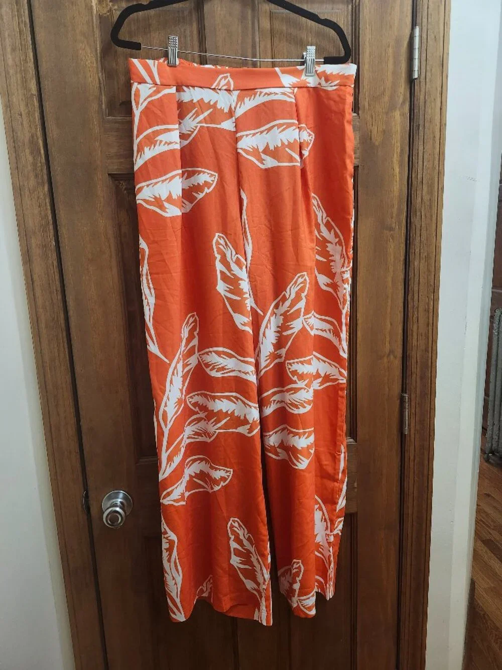 Fashion Nova Tropical Vibes Pant Set - Orange size:XL - Picture 4 of 6